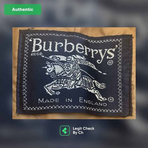 fake burberrys label|how to check burberry authenticity.